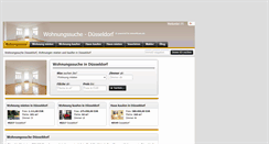 Desktop Screenshot of duesseldorfer-wohnungssuche.de